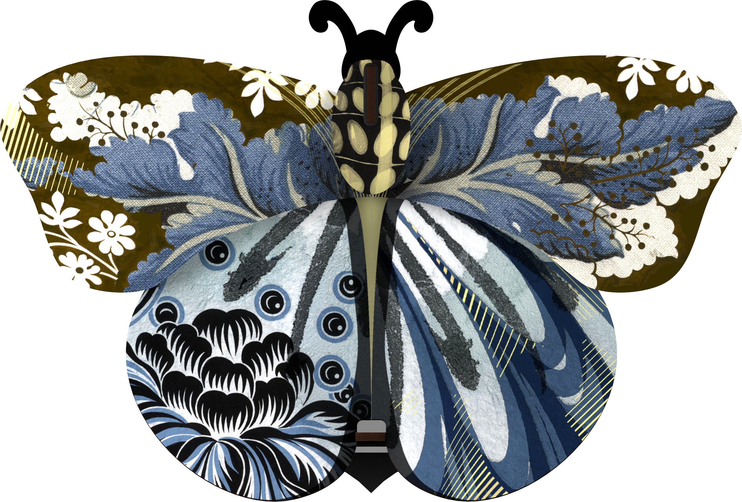 MihoUnexpected Things Abigaille Small Decorative Butterfly with Mirror