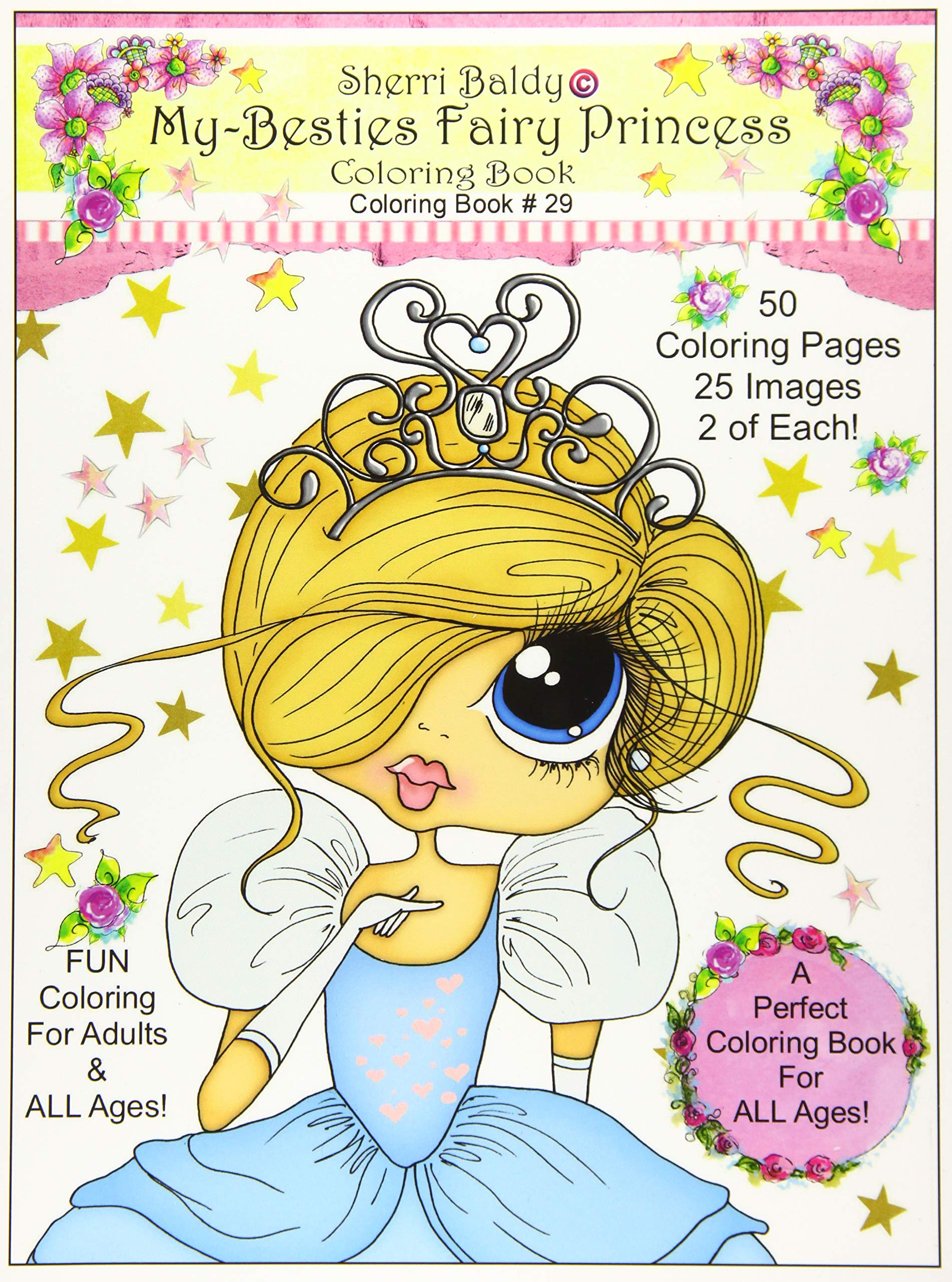 Sherri Baldy My Besties Fairy Princess Coloring Book