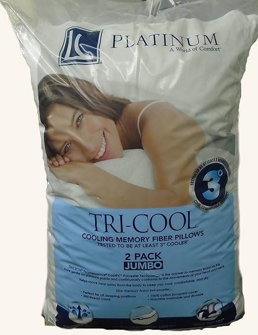 platinum memory fiber pillows