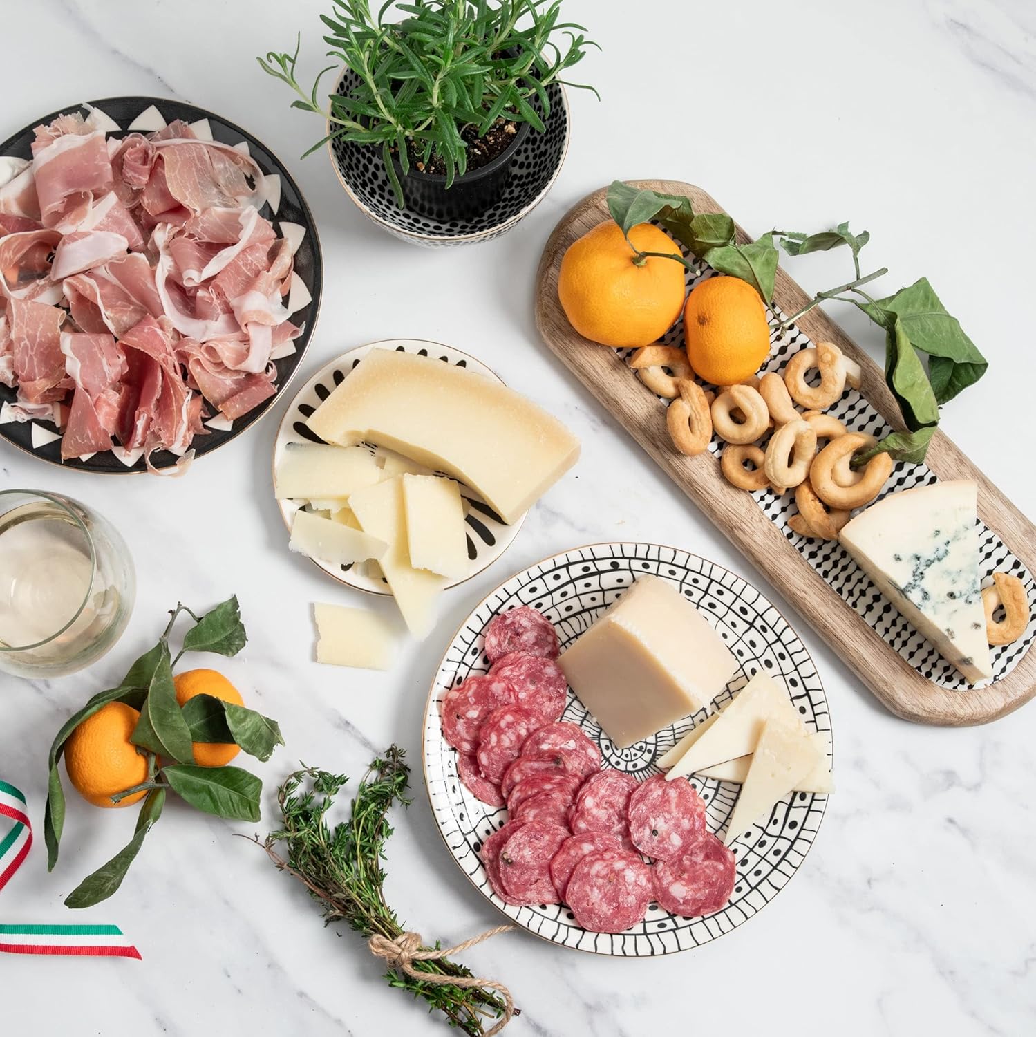 igourmet A Little Bit of Italy in Gift Box - Italy's best cheeses, meats and sweets Italian Food Tasting Gift Box