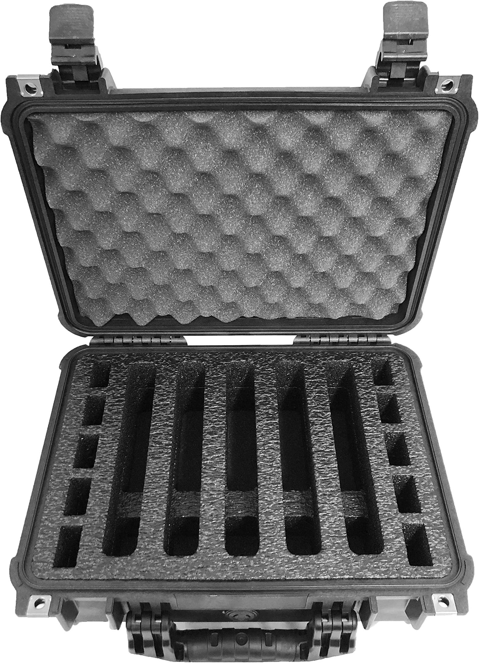 Pelican Case 1450 Range Case Polyethylene Closed Cell Foam Insert for 5 Handguns and Magazines (Foam ONLY)