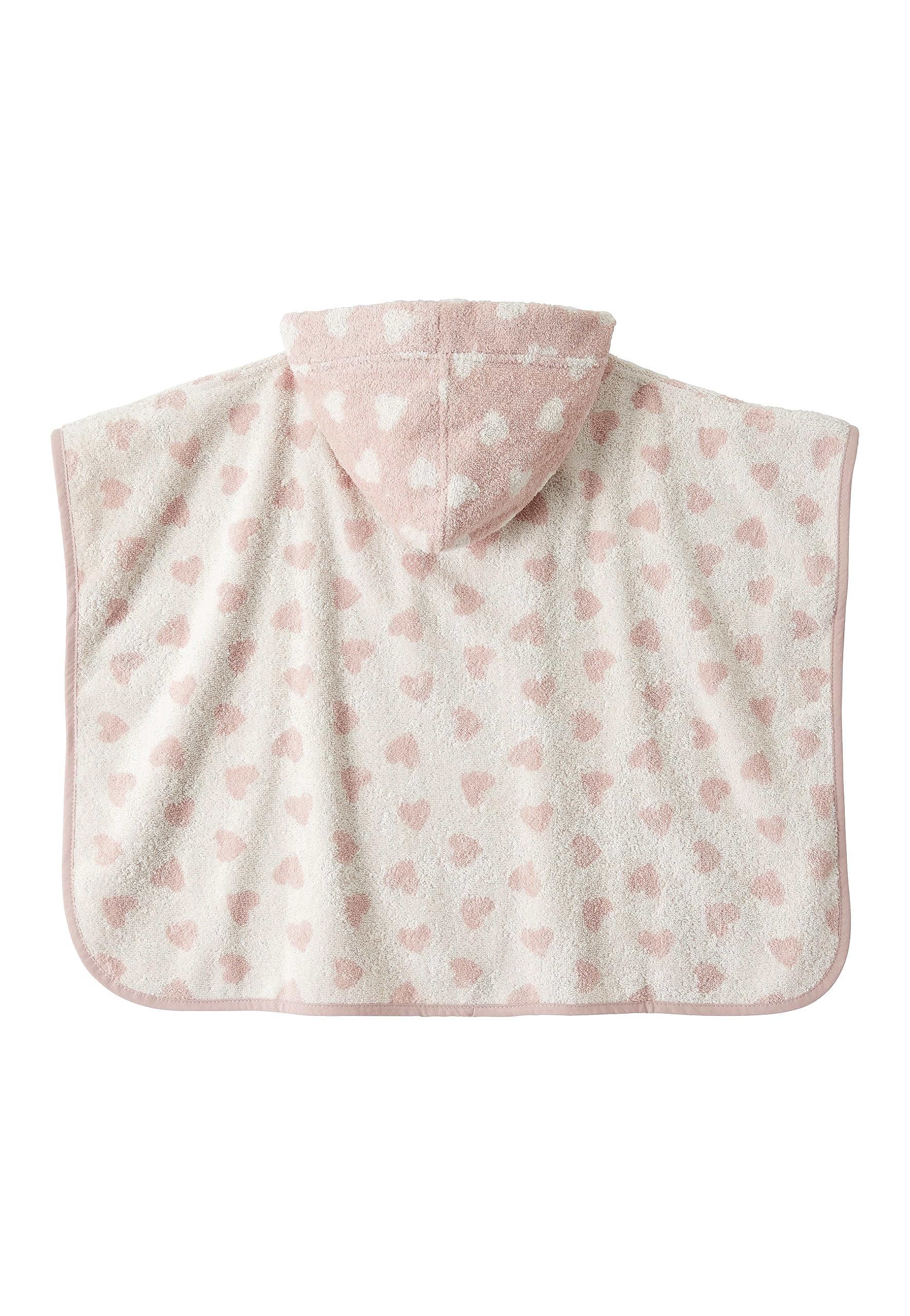 Sterntaler Poncho da bagno con asino Emmi Girl, adatto dalla nascita, poncho in cotone assorbente da infilare facilmente, con graziosa applicazione, rosa chiaro, 50 x 70 x 0,5 cm