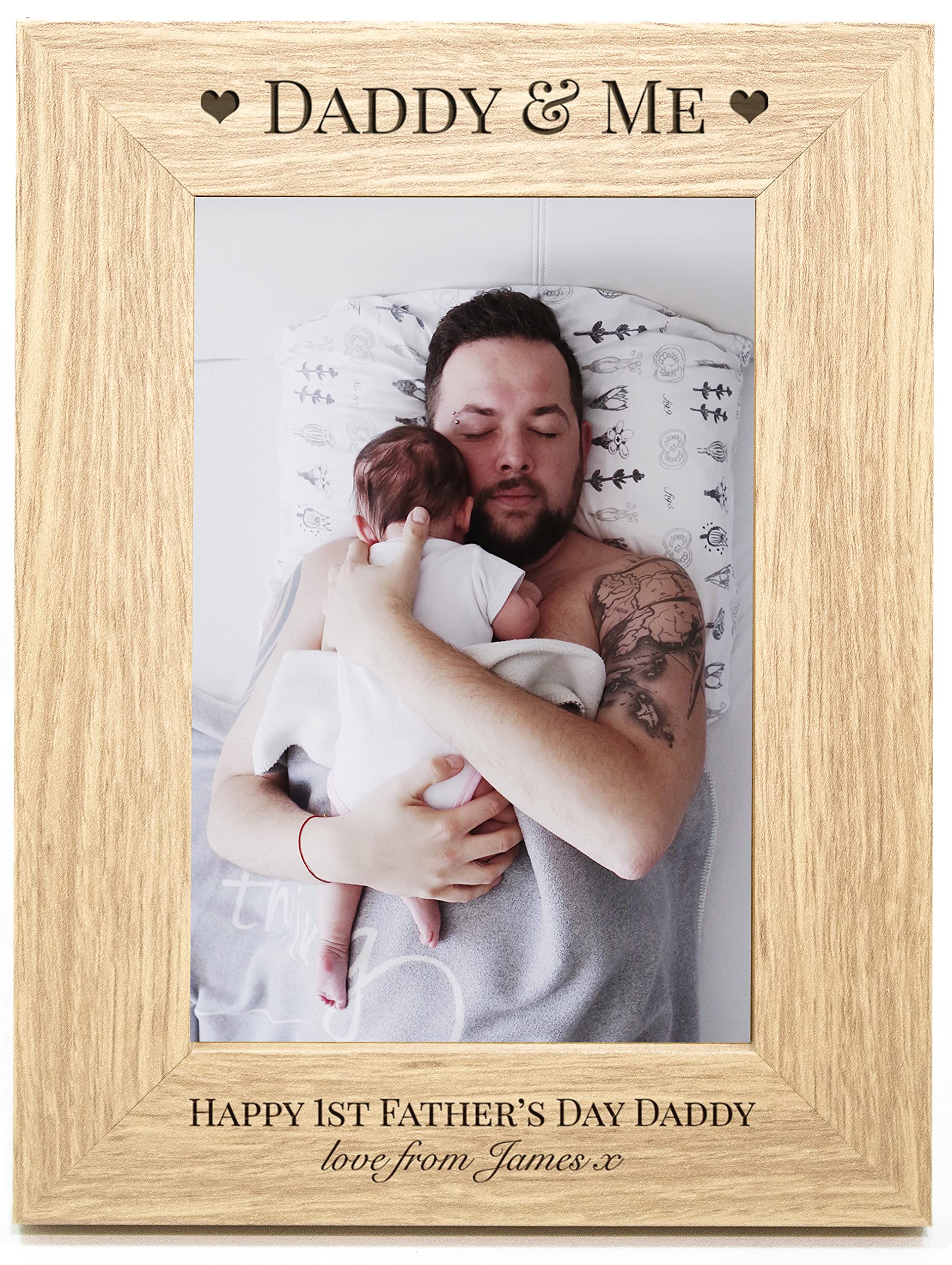 Personalised Father's Day Photo Frame First Father's Day Gift