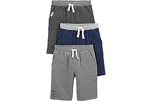 Boys' Knit Shorts, Pack of 3 (6T)