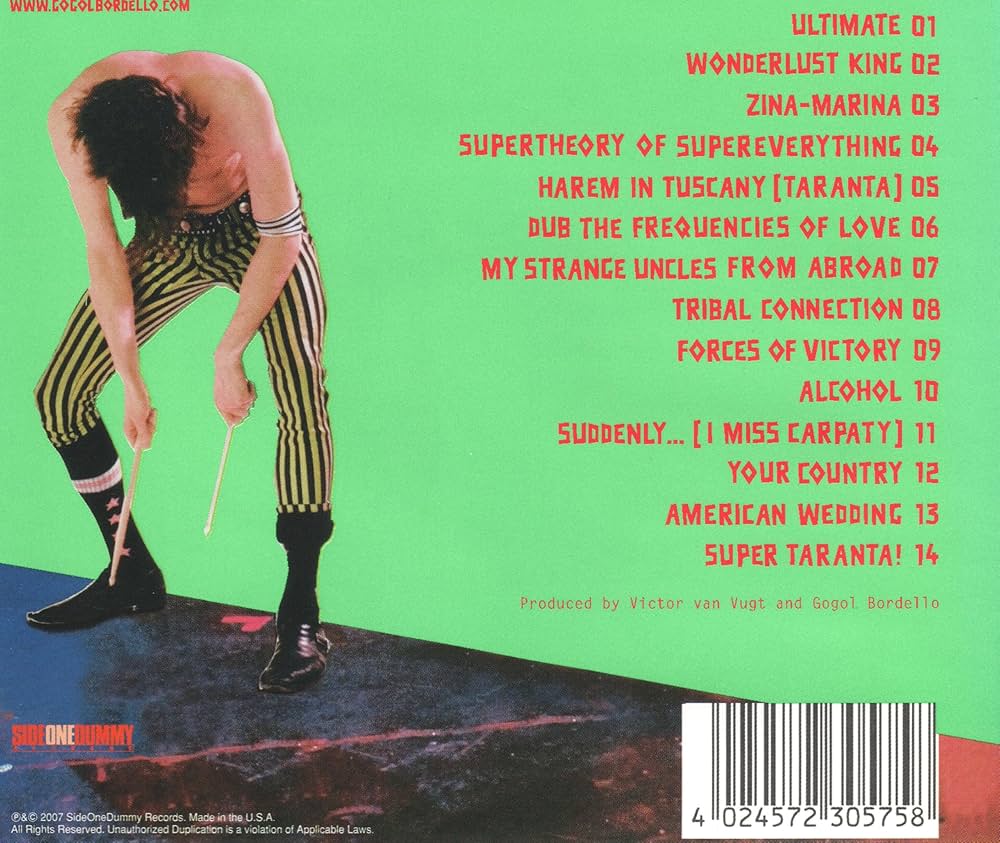 Gogol Bordello – Super Taranta! LTD 2LP Gogol Bordello - Super Taranta (15 year anniversary edition