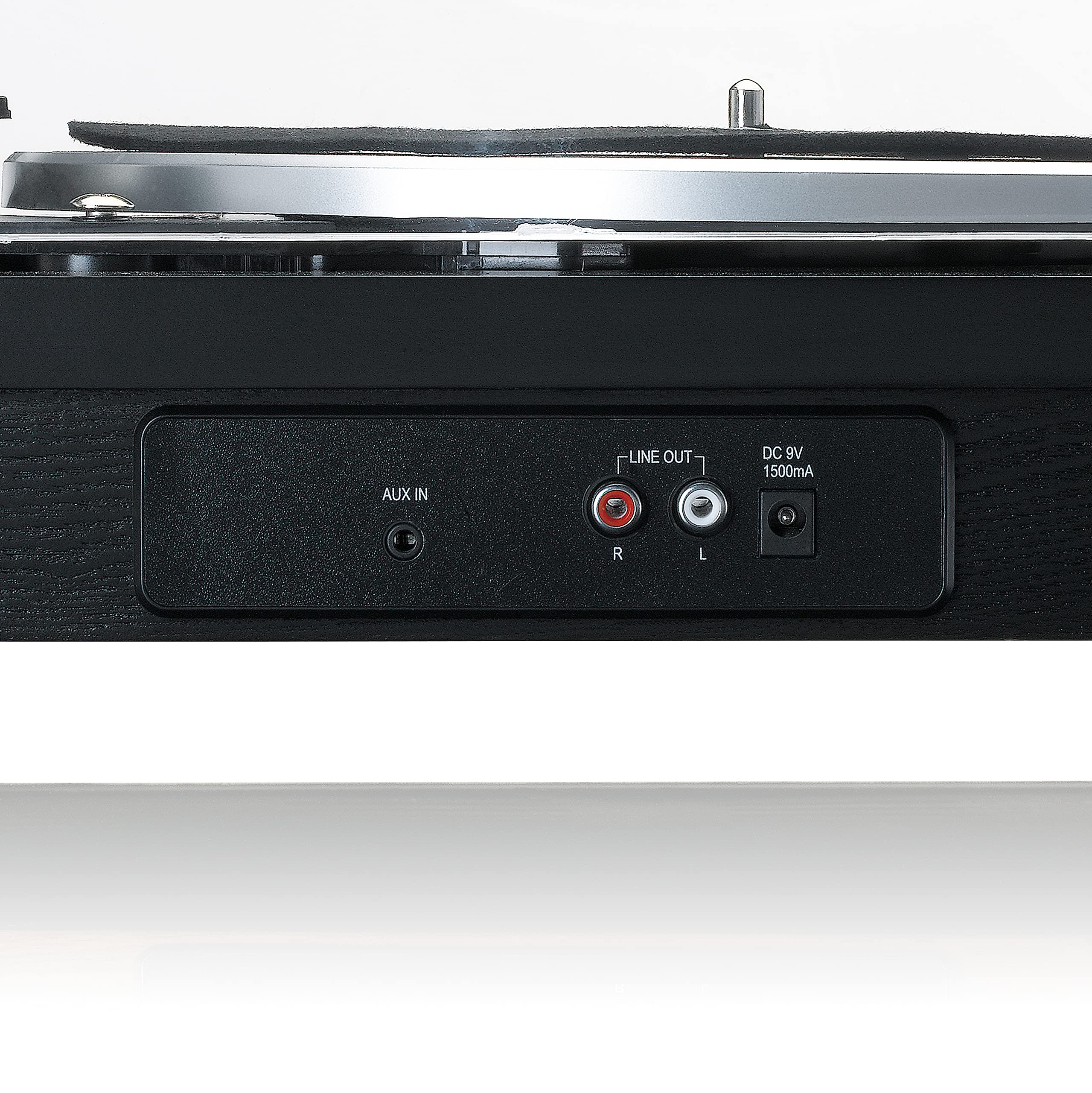 Lenco Winylowa Gramofon LS-55 - Płyta winylowa z wbudowanymi głośnikami - Odbiór Bluetooth - Bezpośrednie kodowanie MP3 na nośniku pamięci masowej - 2 x 5 W RMS - Wejście USB - AUX - Czarny