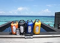 Vista 6 de Freegrace - Juego de 3 bolsas secas impermeables, bolsa seca con 2 cierres y correa de hombro desmontable; bolsa de cintura y funda para teléfono