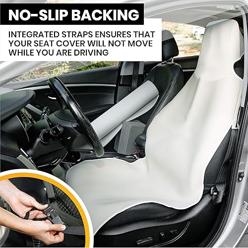 Miniatura 4 de Gear - Funda para asiento de auto de ajuste universal, impermeable, resistente a las manchas, de neopreno, protector antideslizante contra perros y