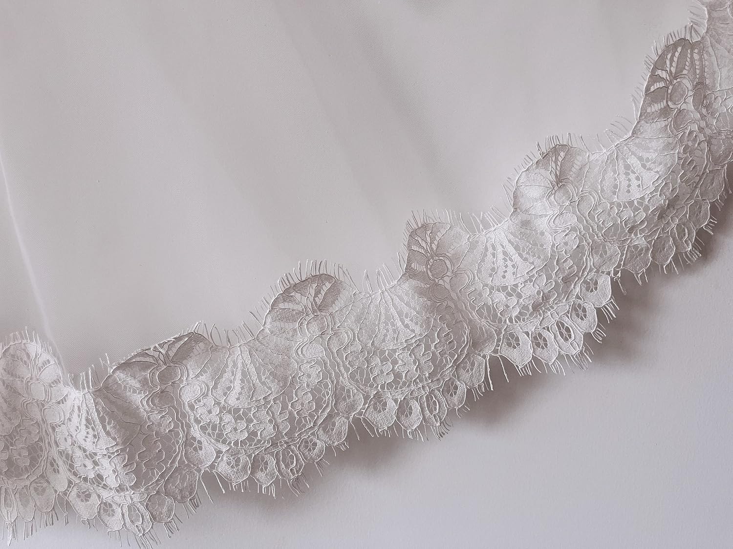Women Lace Shawl Wrap for Bride with Embroidered Lace Tulle Wedding dress cover up - Image 7