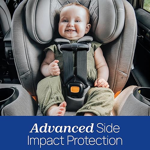 Miniatura 3 de Chicco OneFit Max ClearTex - Asiento de automóvil todo en uno con instalación LeverLock, diseño delgado, asiento de automóvil convertible, asiento