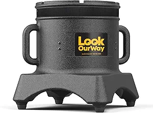 LookOurWay Air Dancers Wacky Waving Inflatable Tube Guy Blower - 1/2 HP Weather-Resistant Air Blower for Inflatable Tube Man - Fits 12 Inch Diameter Sky Dancer Puppet Attachments