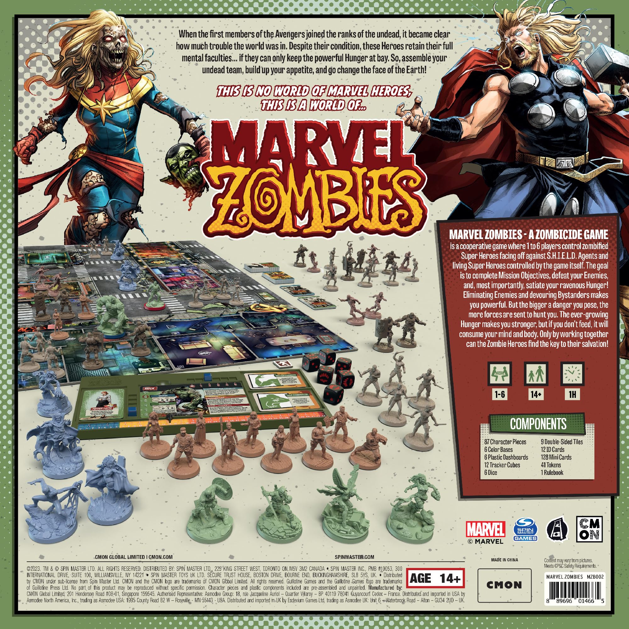 マーベルゾンビーズ Marvel Zombies Zombicide 日本語版