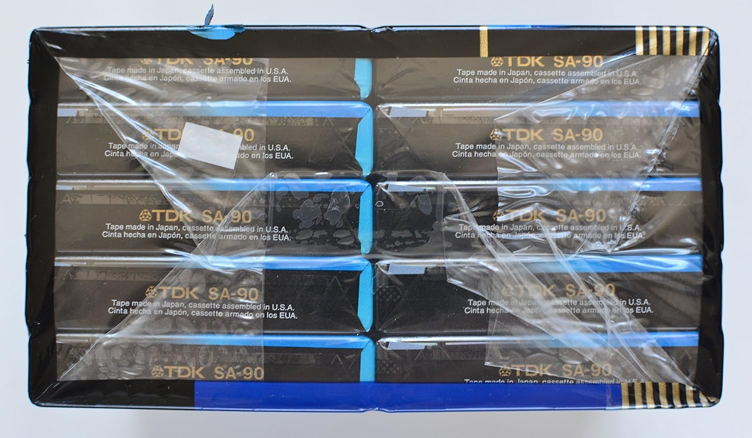 TDK SA90 High Bias CD Super Avilyn Type II Audio Cassette Tapes - Pack of 10