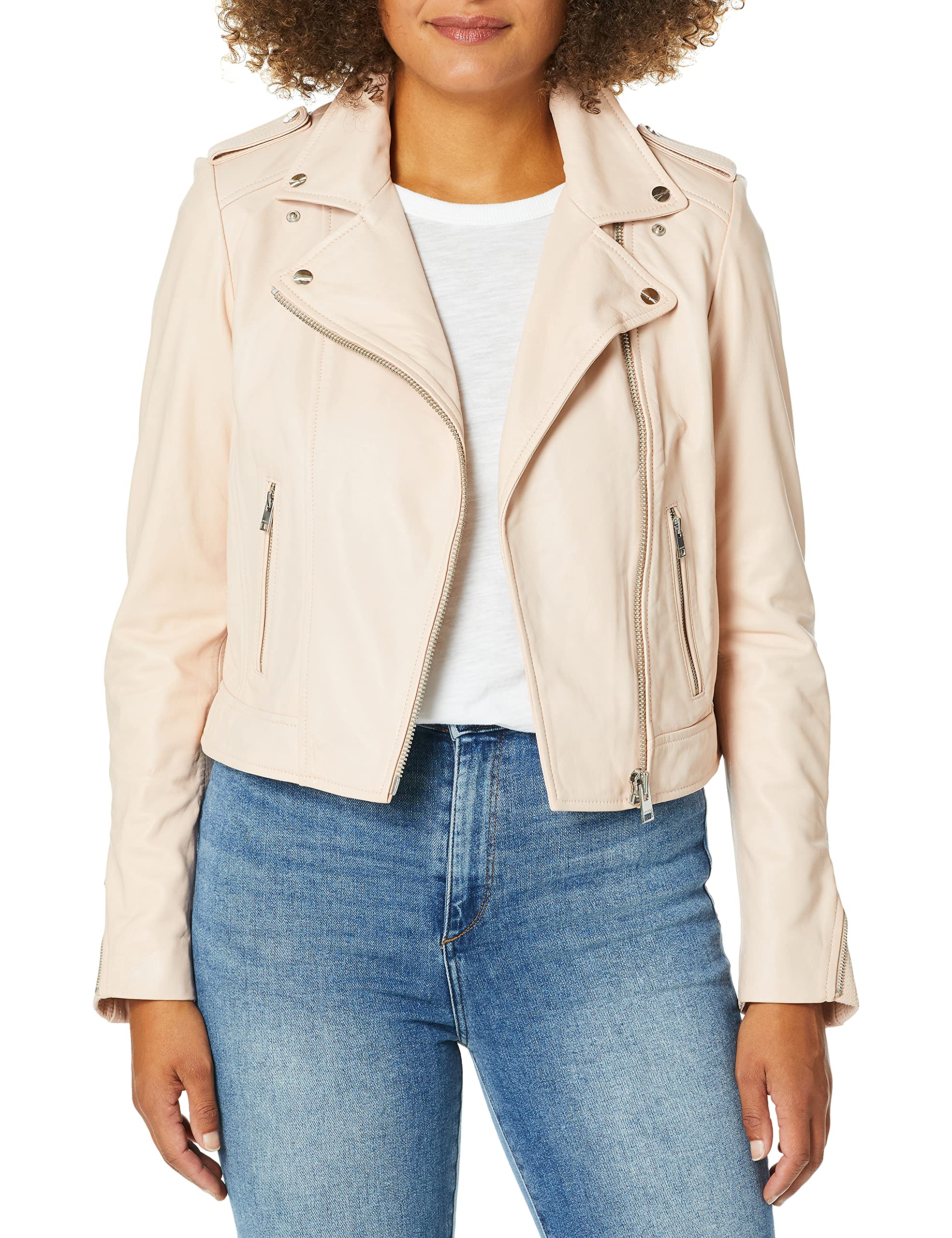 LAMARQUEWomen's DONNA Black Signature Leather Moto Biker Jacket