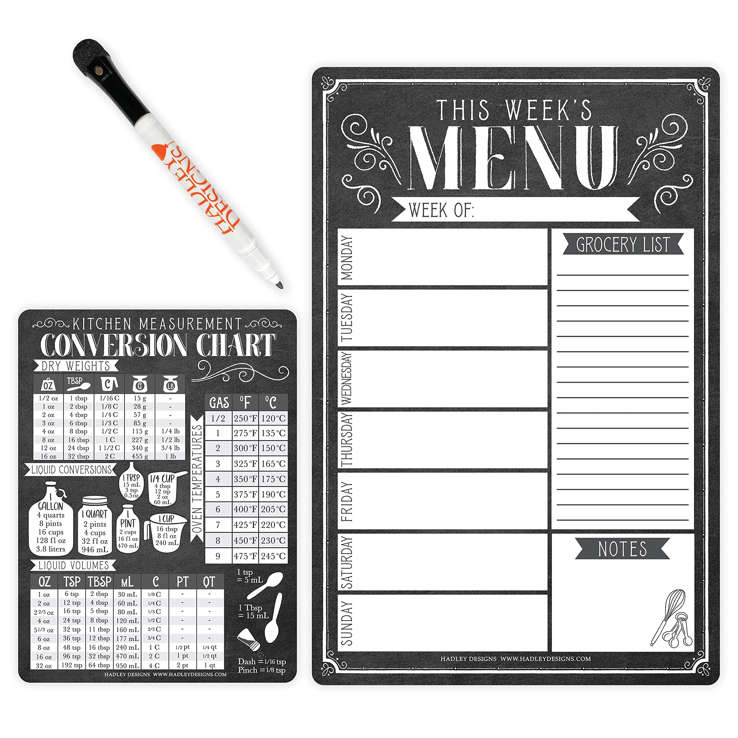 Refrigerator Meal Planning Template