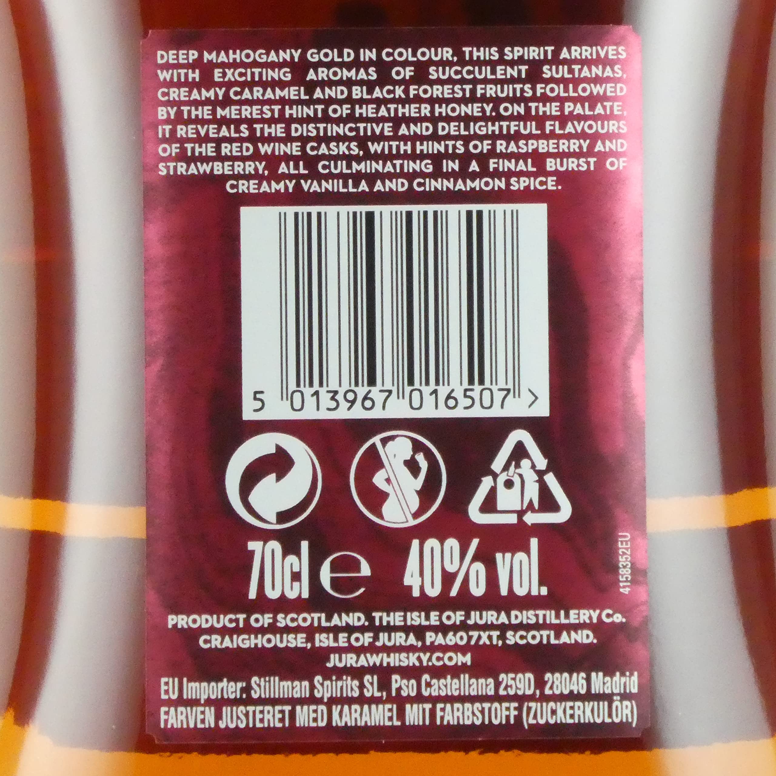 Amazon.co.jp: アイル オブ ジュラ レッドワインカスクフィニッシュ 40