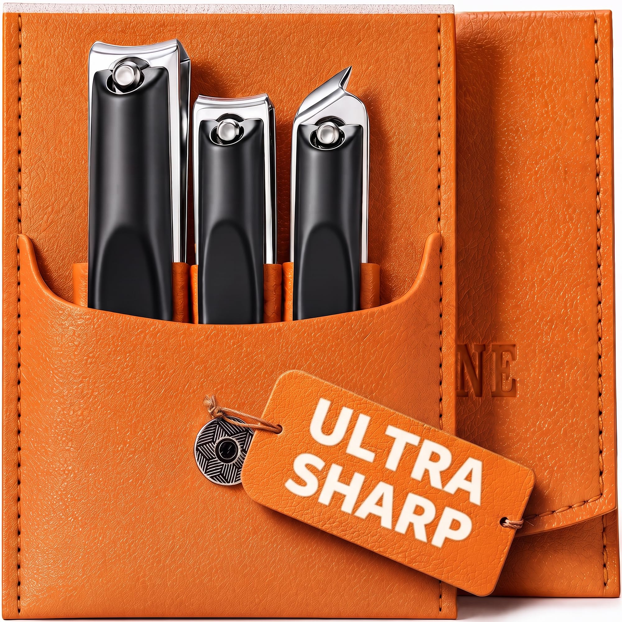 Heavy Duty Professional Nail Clippers 15% Thicker Pro 420J2 Stainless Steel