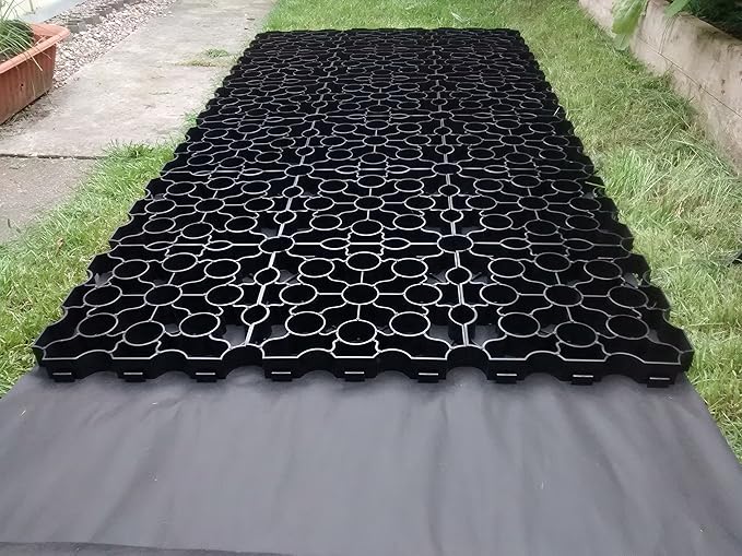 Shed base Eco paver shed base 10ft x 4ft including weed control fabric