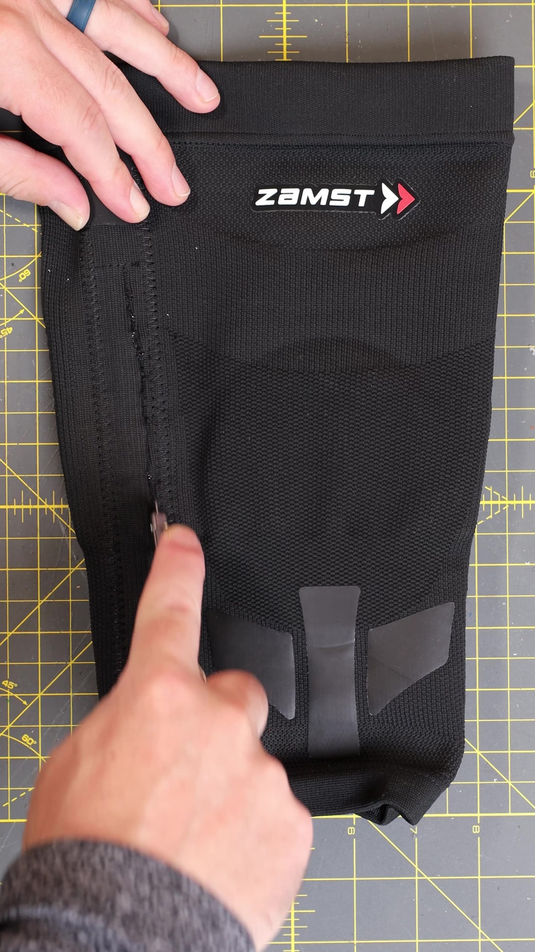 Zamst JK-1 Knee Brace - Adjustable Support Sleeve For Sports & Growing Pains, Medium Size