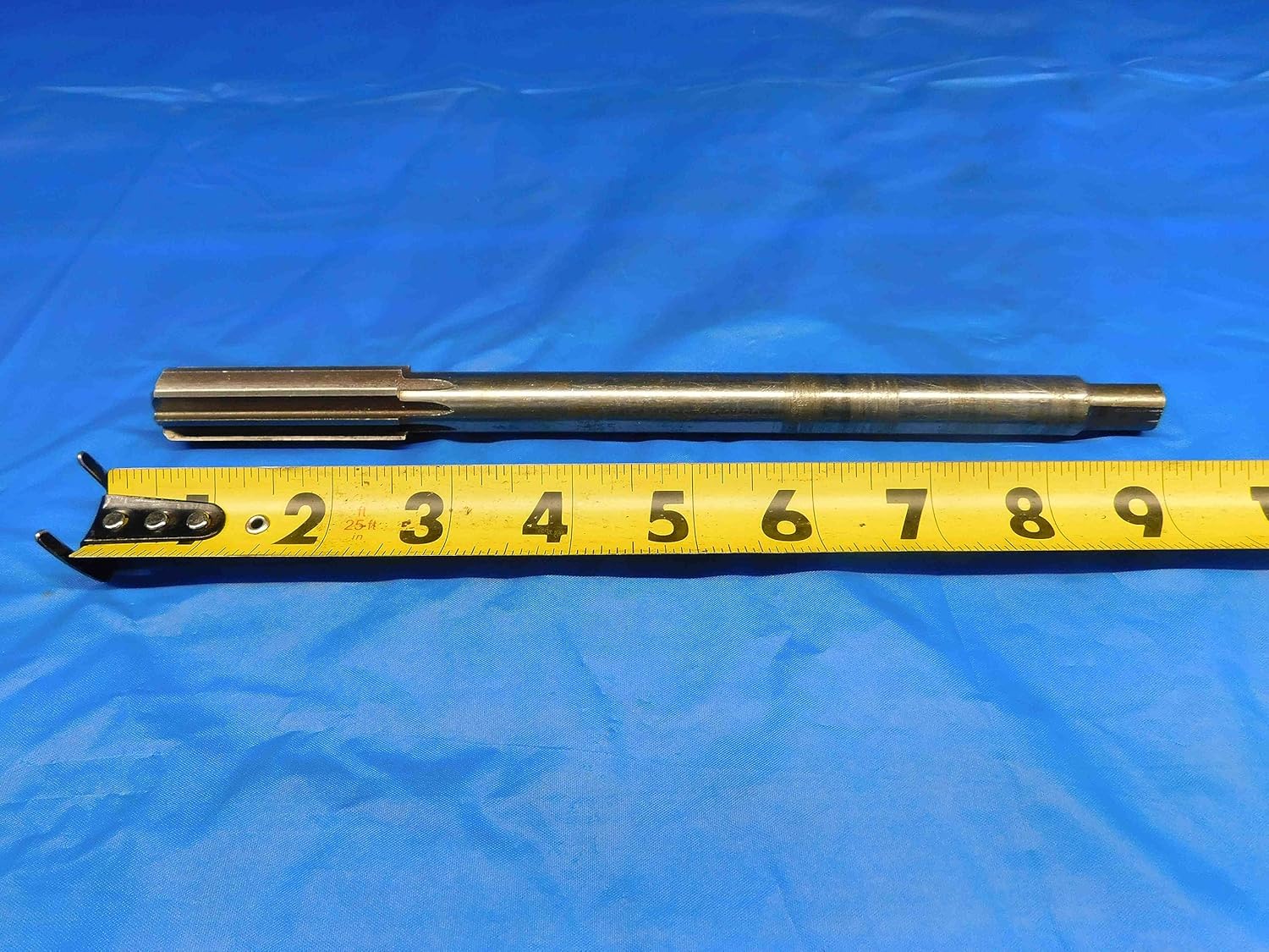 Yankee 23/32 O.D. HSS Chucking Reamer 8 Flute .7187 Modified Shank Made in USA - HS1076CP2