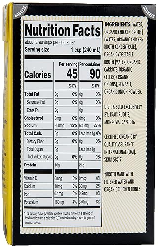 Miniatura 2 de Caldo de hueso de pollo orgánico Trader Joe's