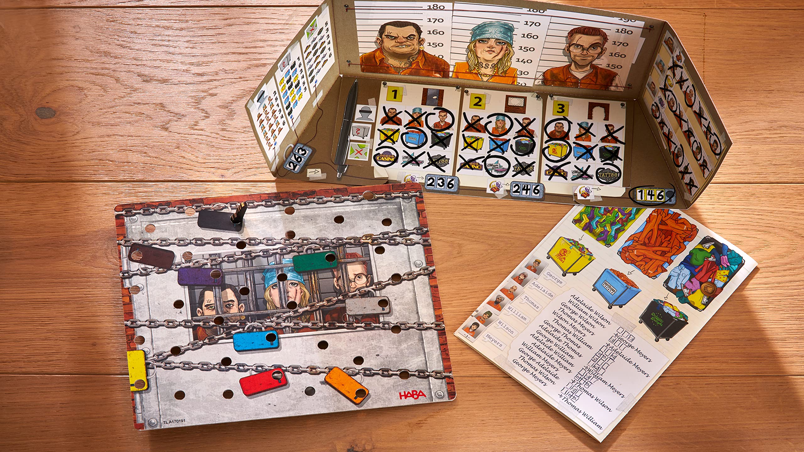 HABA 306846 - The Key – Fuga de la Prisión Strongwall, Juego de investigación Nivel Experto. Más 12 años