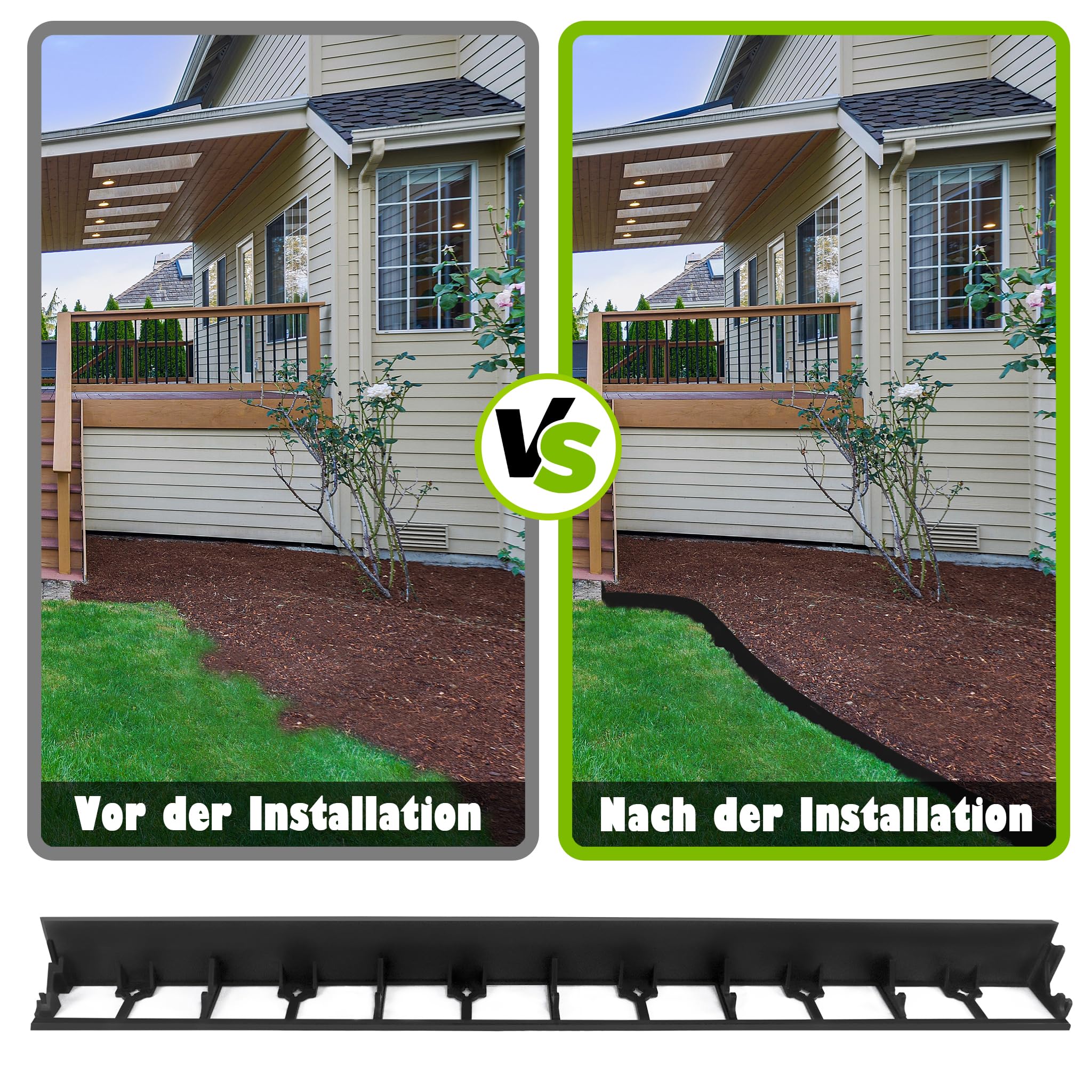 Bordo Per Prato In Plastica Replast - Rotolo Da 12m, 125x4mm, Resistente Alle Intemperie, Facile Da Installare - Foto 6