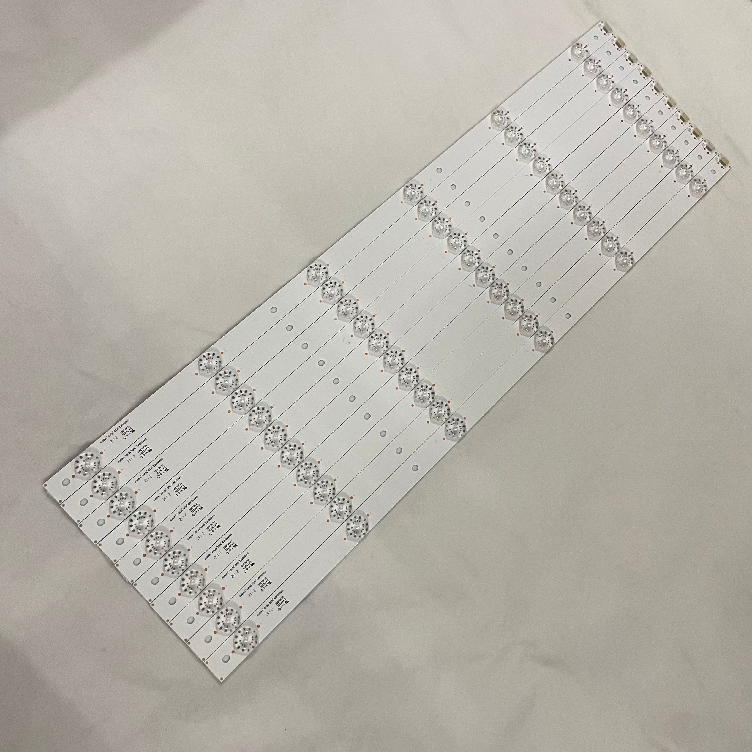 Full Set 10pcs LED Backlight Strips for SVH550AF2 55H7C 55H7B 55H7B2 LC-55N6000U