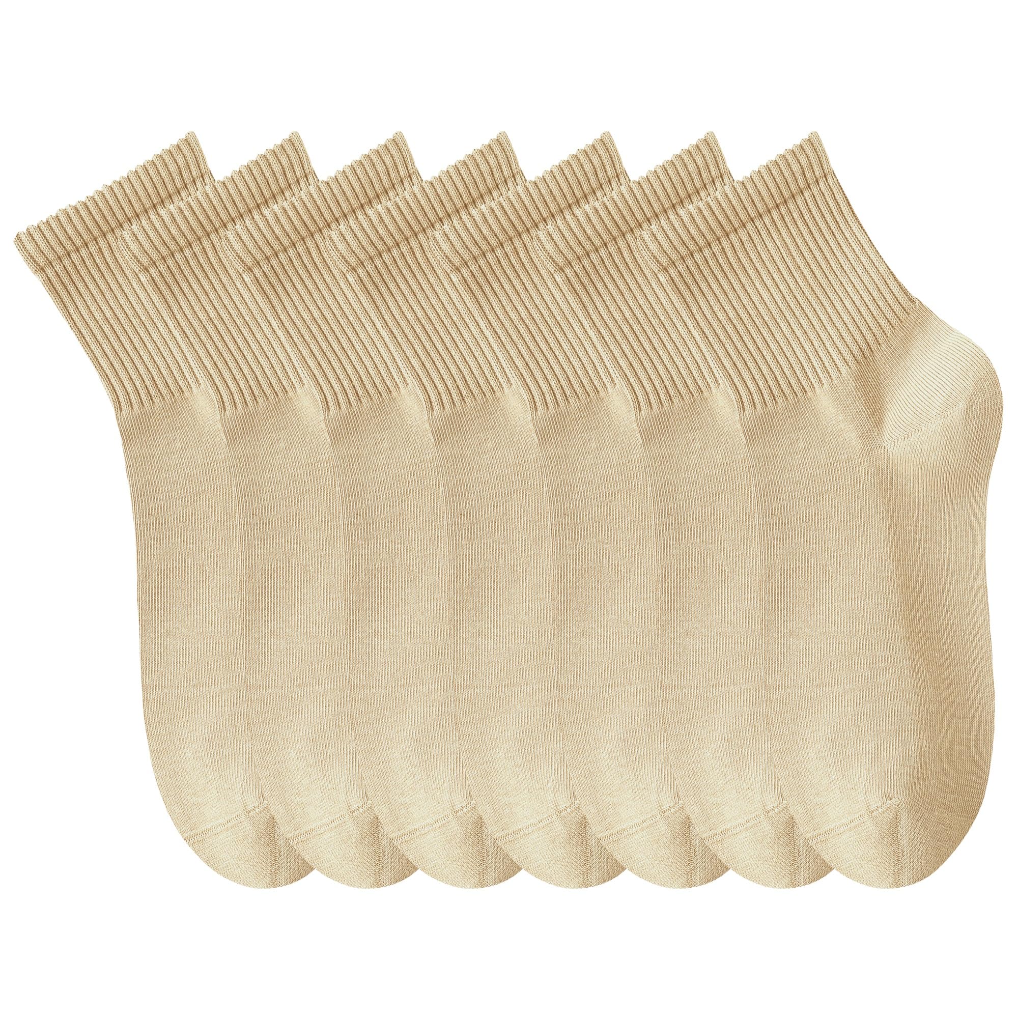 Women's Cotton Quarter Crew Socks