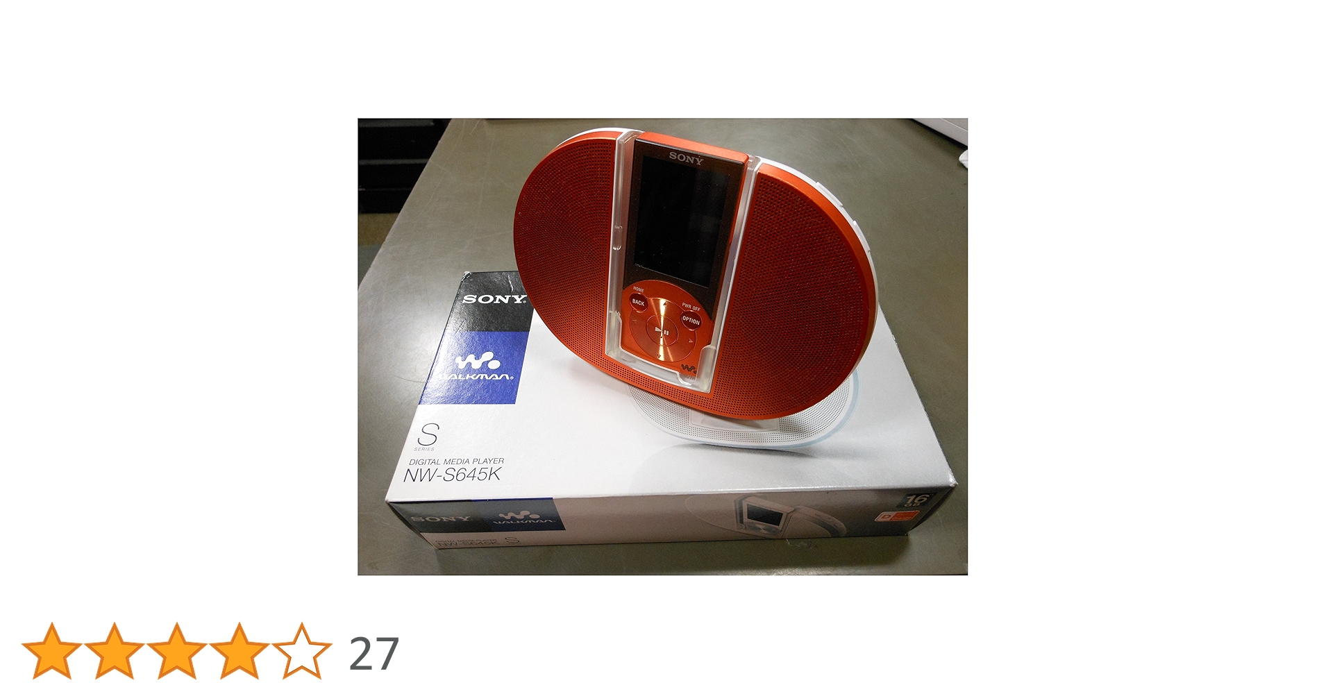 WALKMAN - SONY ウォークマン Sシリーズ NW-S645K(W) Amazon.co.jp: SONY ウォークマン Sシリーズ スピーカー付