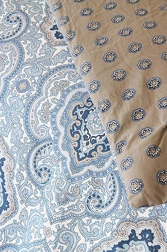 Miniatura 10 de City Scene Milan Juego de cobertorfundas, color azul, tamaño Twin., Algodón, Azul milán, Full Queen