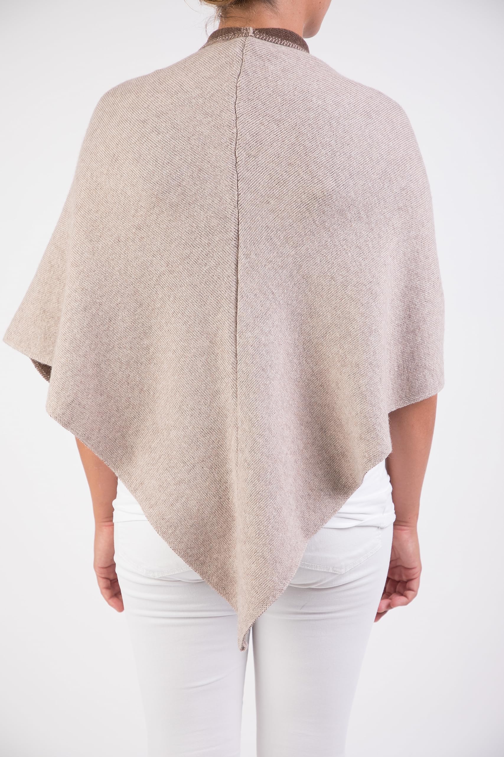 Mantella misto cashmere stola donna made in Italy taglia unica