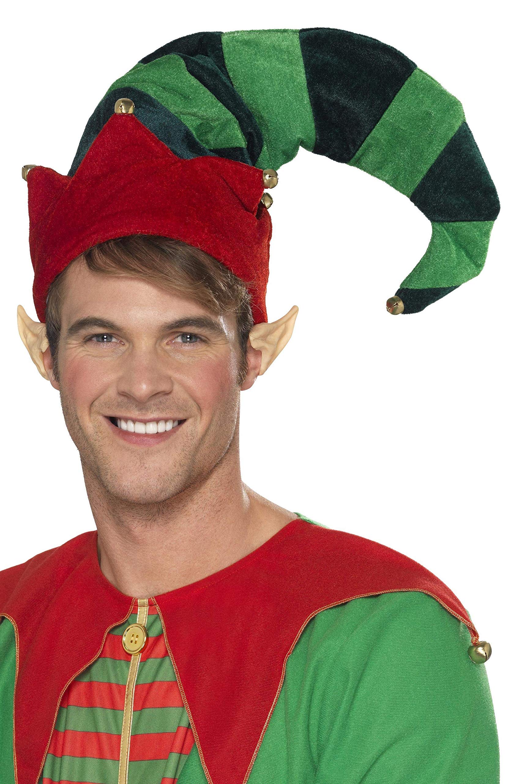 Smiffys 46756 Unisex Plush Elf Hat (One Size)