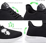 VAMJAM Chaussures de course pour hommes Ultra Léger Respirant Chaussures de marche Non Slip Athletic Mode Sneakers Mesh Workout Casual Sports Shoes