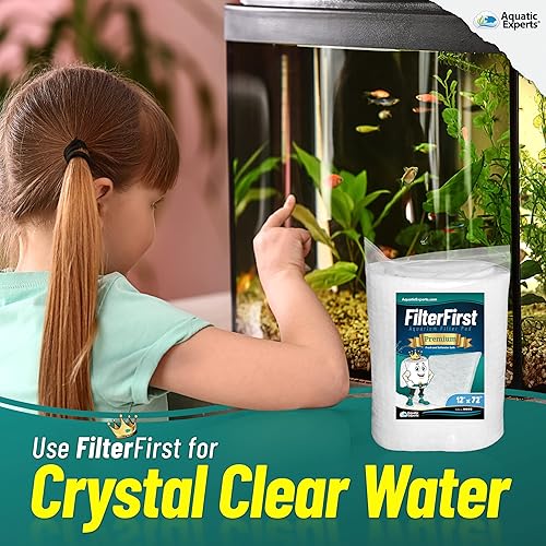 Miniatura 2 de Almohadilla de filtro de acuario FilterFirst de 18 x 72 pulgadas y almohadilla de pulido de 100 micrones, 1 paquete
