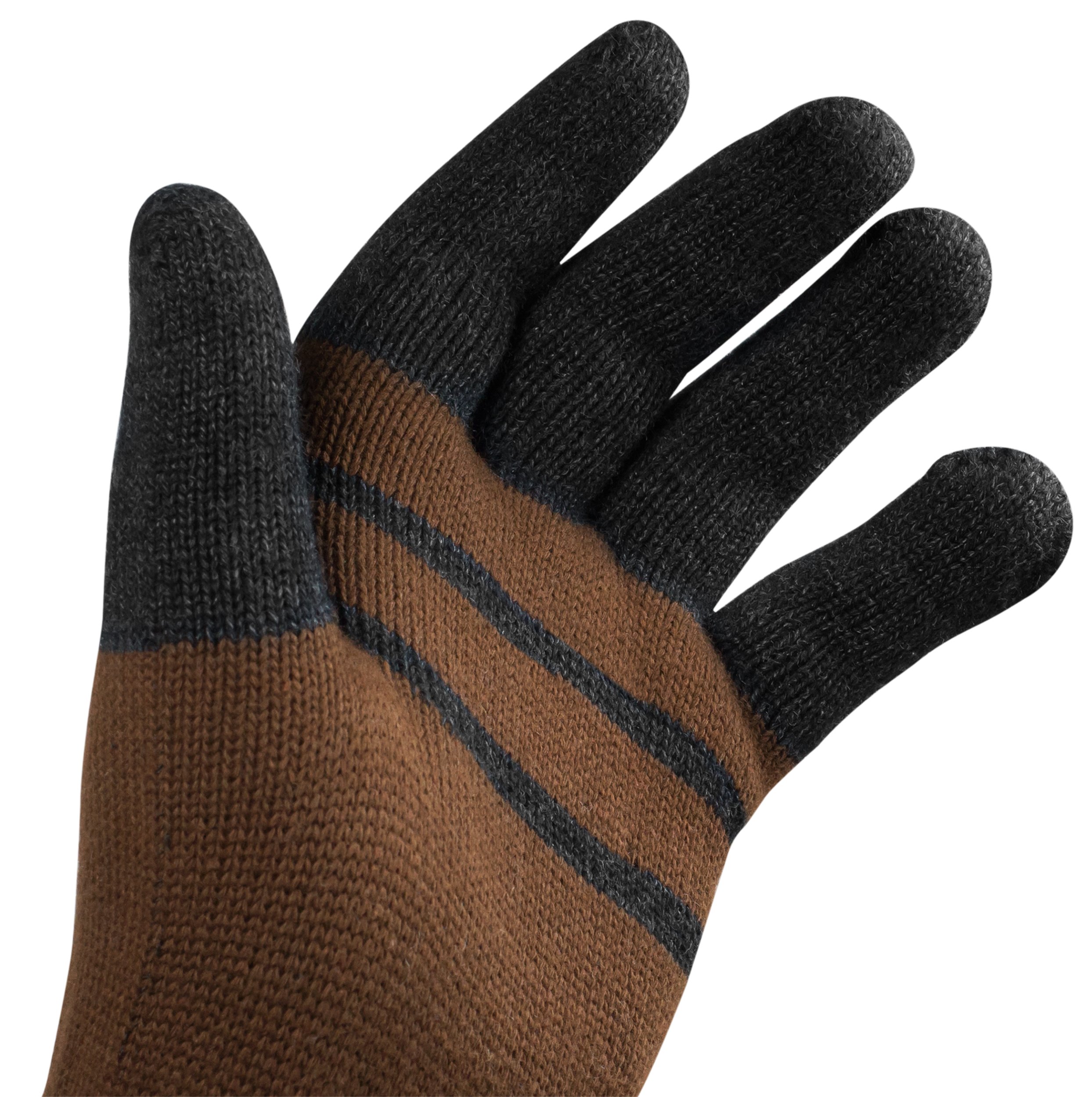 mumbi Touchscreen Handschuhe L für kapazitive Displays schwarz braun Elektronik & Foto