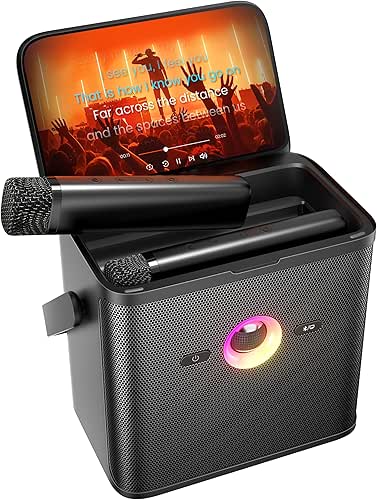 Ikarao Karaoke Machine for Adults Kids, with Lyrics Display Screen,