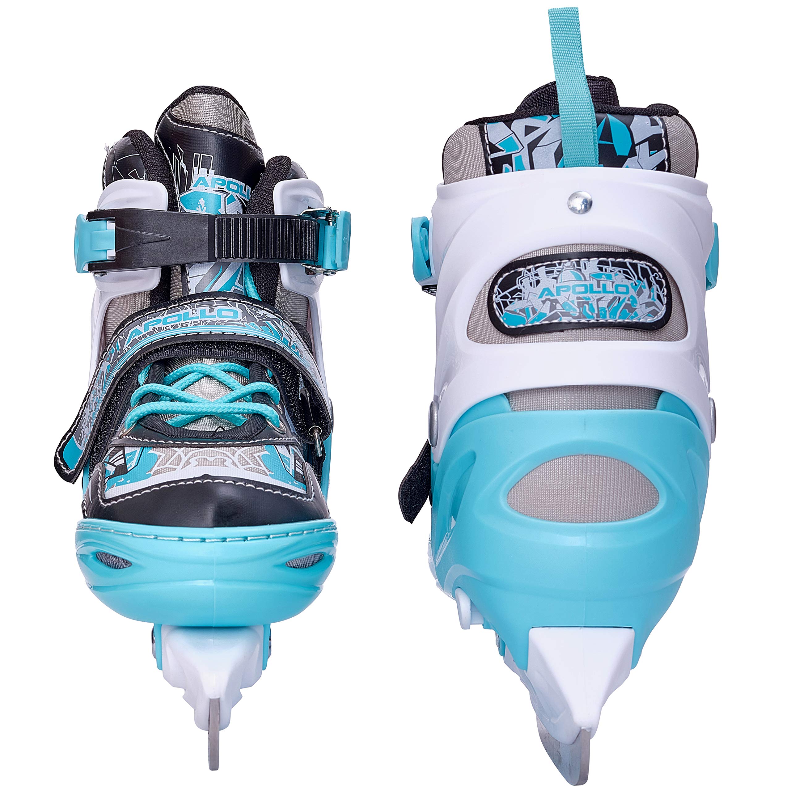 Apollo Patines de Hielo X Pro – Patines de Hielo Ajustables para Mujeres, Niños y Adolescentes, Elegantes Patines de Hielo para Niños, 3 Tallas (de 31 a 42)
