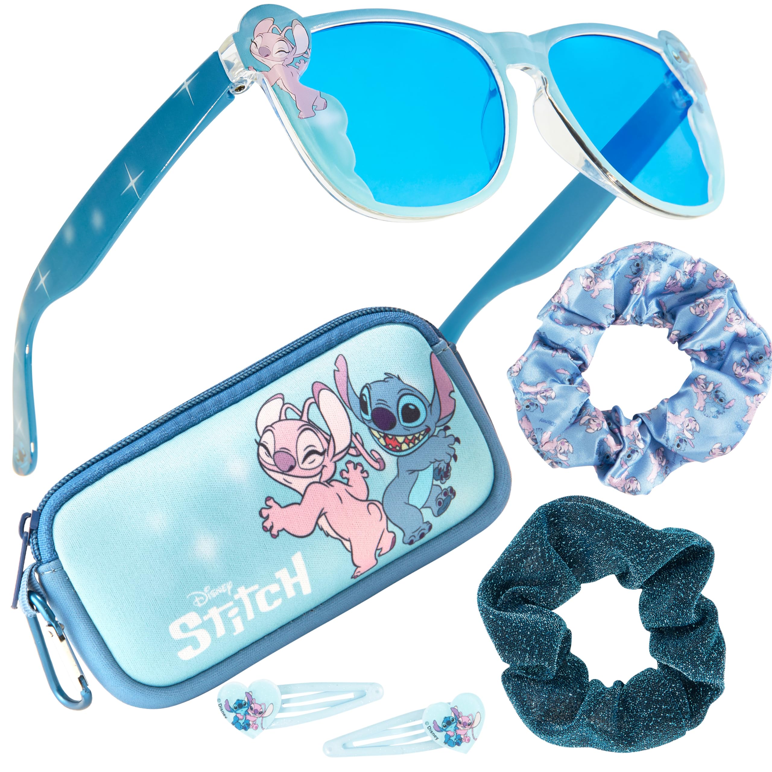 Disney Occhiali da Sole Bambina Protezione UV con Borsette e Accessori Capelli Set - Regalo per Ragazze
