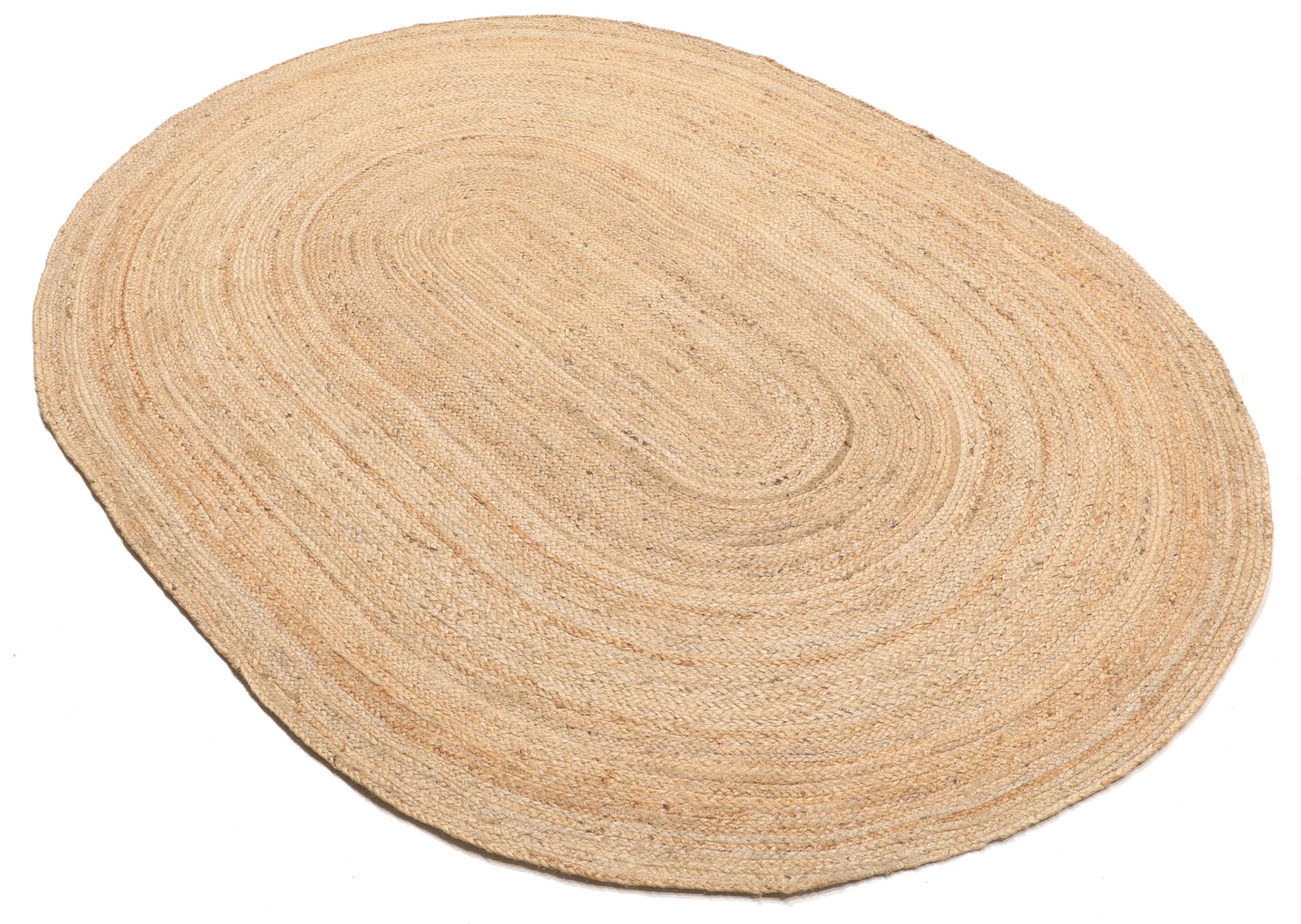 RugVista Frida Oval Teppich, 160 x 230 cm, Beige