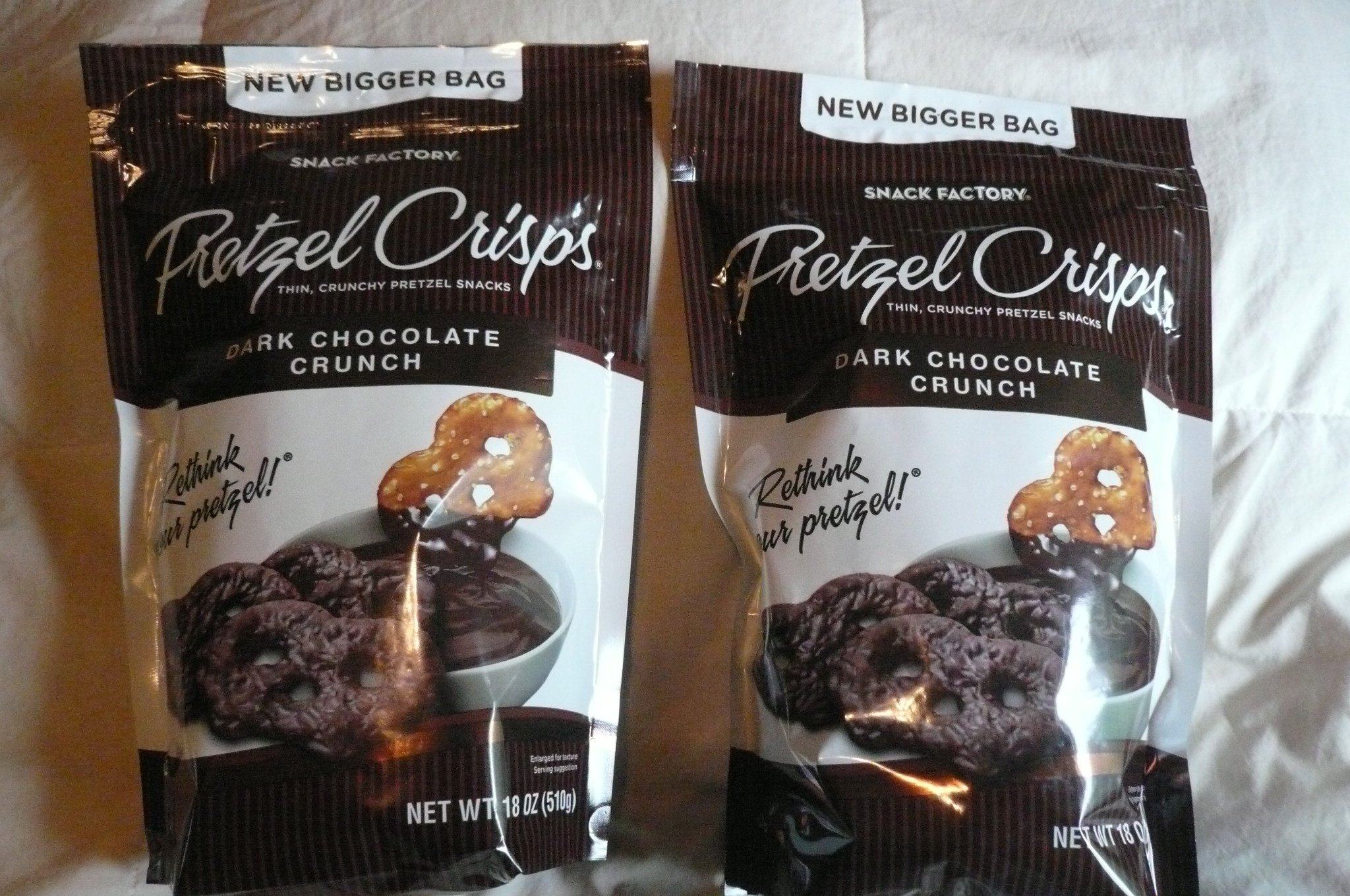 Amazon.com: Snack Factory Pretzel Crisps Dark Chocolate Crunch
