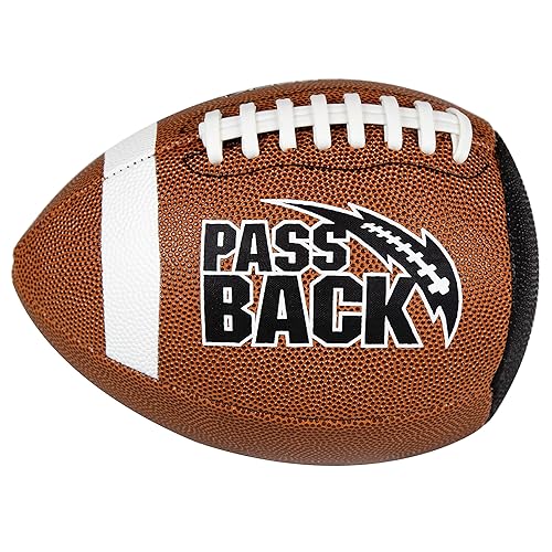 Passback Official Composite Football, Ages 14+, High School Training Football,