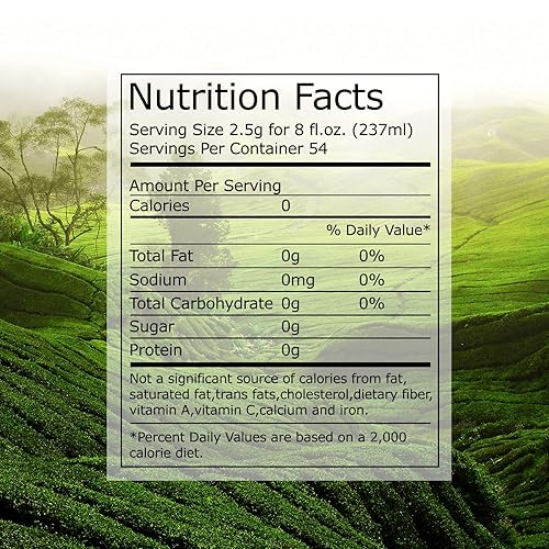 Miniatura 5 de LeCharm Té de perlas de jazmín negro con hojas sueltas de calidad de preio té de flores calientes con agradable aroma y efecto tónico, 4.76 oz (4.8