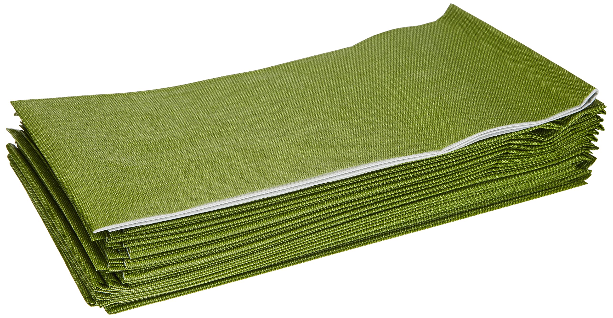 Papstar Soft Selection – 20 Copricoperte In Tessuto Non Tessato, Verde Scuro, 80x80 Cm, Impermeabili E Riciclabili - 3