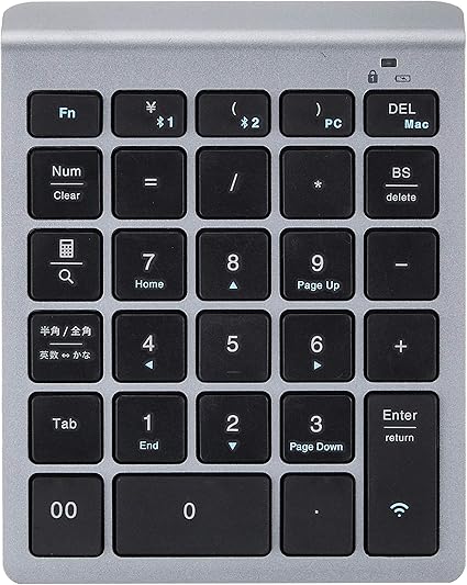 Amazon Co Jp ミヨシ Mco Bluetooth接続 ワイヤレステンキー Windows Mac両対応 マルチペアリング機能付 Tenbt01 Mg パソコン 周辺機器