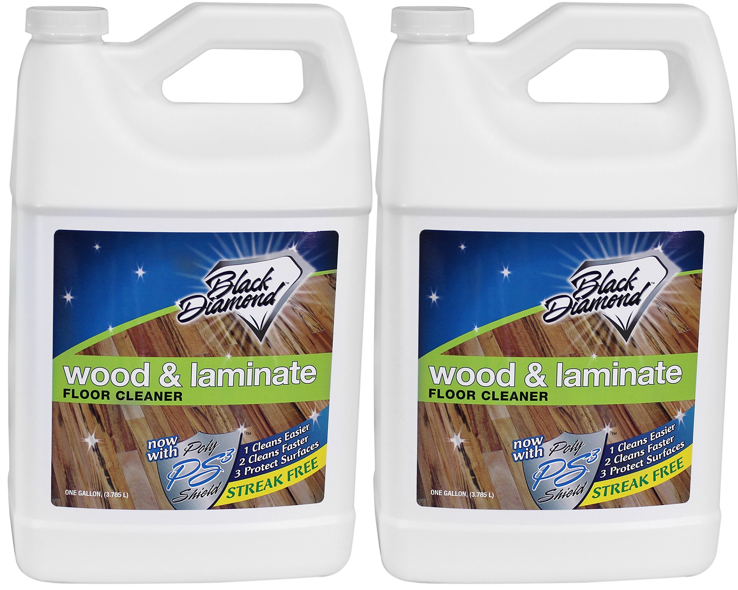 Black Diamond Stoneworks Wood & Laminate Floor Cleaner: For Hardwood, Real, Natural & Engineered Flooring –Biodegradable Safe for Cleaning All Floors. Streak-Free, Easy To Use, Non-Toxic, No-Rinse!