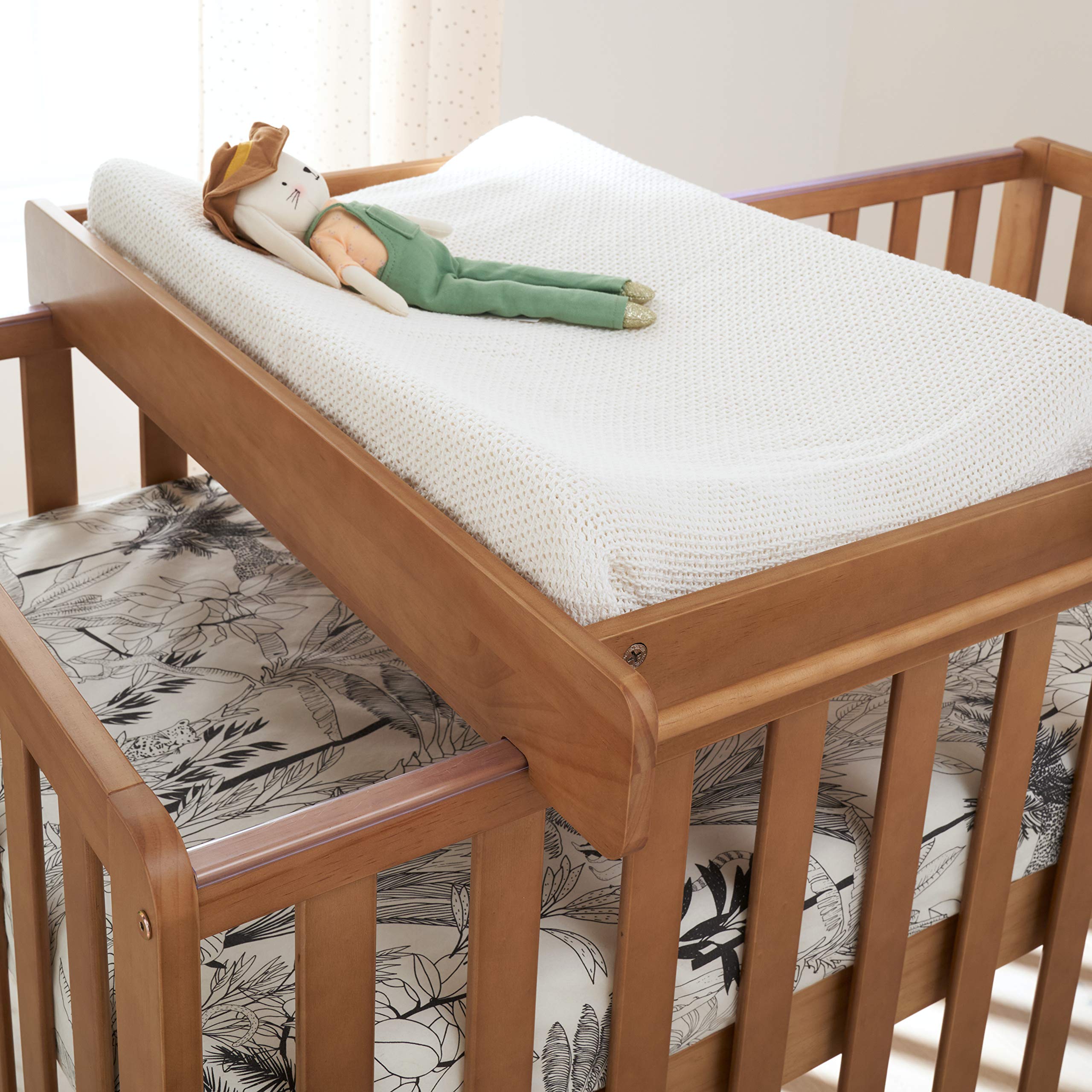 Malmo Wooden Cot Bed & Cot Top Changer (Tutti Bambini) 3 in 1