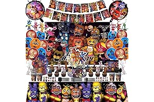 199PCS FNAF Birthday Party Decorations for Kids