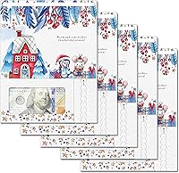 Vista 17 de Tarjeta de boda, con dos aperturas de tira para desgarrar, con ventana de plástico transparente que deja ver dinero, cheques o tarjetas de regalo