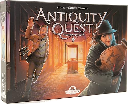 Antiquity Quest | Un juego de cartas de colección de The Creators of Cover Your Assets, Grandpa Beck's Games | 2-8 jugadores a partir de 10 años.